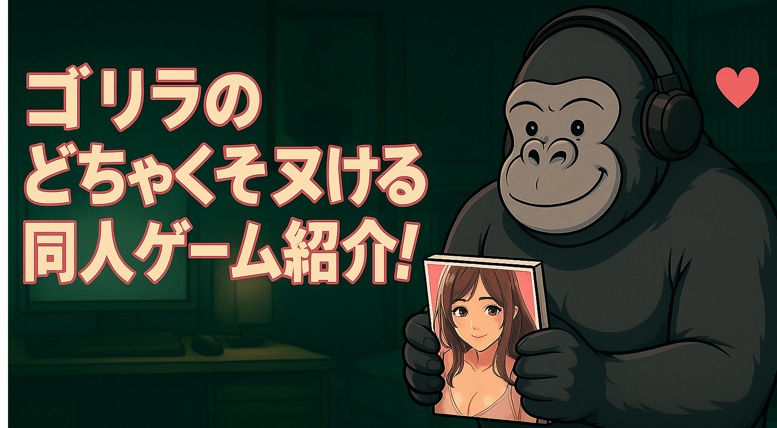 ゴリラのどちゃくそヌける同人ゲーム紹介！